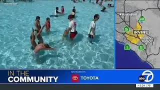 MemorialCare and Wild Rivers Host World's Largest Swimming Lesson- KABC