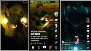 Neon Effect Editing 2023||How To Make Trending videos on tiktok|Capcut new template