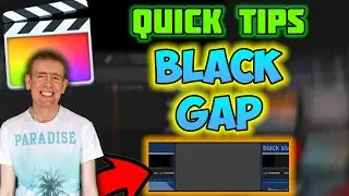 How to DELETE a clip and leave a BLACK SLUG in Final Cut Pro