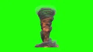 fire tornado green screen 4k 30 fps 