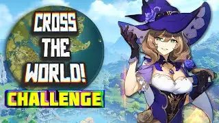 Running Across The Whole Map in Genshin Impact! How Big is Genshin Impact? | SKYLENT