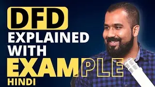 Data Flow Diagram (DFD) Explained with Detailed Example in Hindi l Software Engineering
