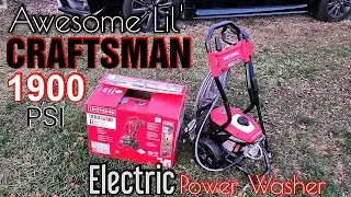 Craftsman 1900 PSI Electric Power Washer Review Test & Demo
