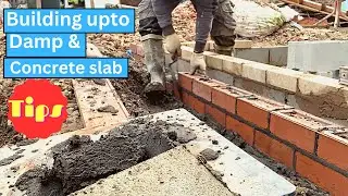 Victorian build: getting the job up to Damp Course
