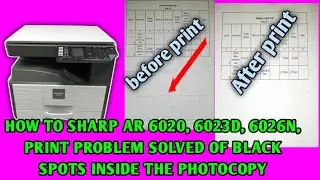 How to Sharp AR 6020 Print Problem Solved  How to Sharp AR 6023d Print Problem Solved