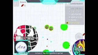 TMK COME BACK!! AGAR.IO LIVE US-East 2 Use Tag Azy#live