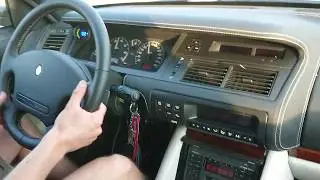 Renault Safrane Biturbo Baccara - Cruising, engine sound