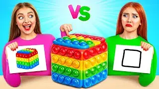 Кто Лучше Нарисует Предмет, Получит Его | Смешные Моменты от Jelly DO Challenge