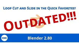 Outdated !!!  Blender 2.80: Loop cut and Slide in the Quick Favorites Menu?