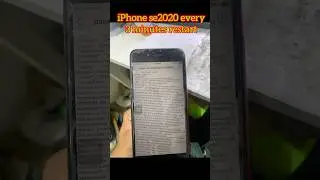 iPhone se 2020 every 3 minutes re start problem
