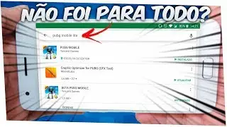 PUBG LITE NÃO APARECE NA PLAY STORE PARA TODOS?