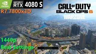 Warzone RTX 4080 SUPER, 7800x3D, 1440p Best Settings