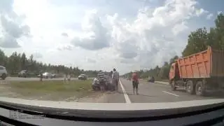 Авария на новой риге вблизи Новопетровского