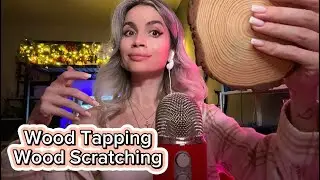 ASMR | Wood 🪵 tapping / scratching #asmr #asmrtapping #asmrwood