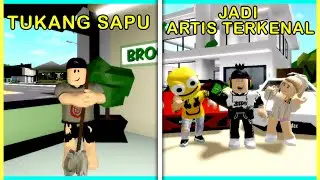 TUKANG SAPU JADI ARTIS TERKENAL (Roblox Brookhaven Indonesia)