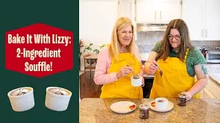 Bake it with Lizzy: 2 Ingredient Chocolate Souffle! | Italian Dessert | Giada De Laurentiis