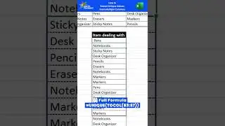 Extract Unique Values From Multiple Columns  