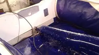 Ремонт/замена киля на лодке ПВХ