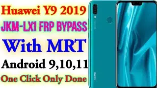 Huawei Y9 2019 FRP Bypass With MRT 3.95 | Huawei JKM-LX1 FRP Bypass With Test Point One Click Only ✅
