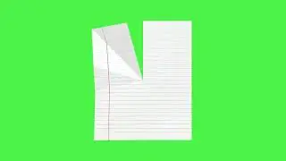Paper folding free green screen video and GIF