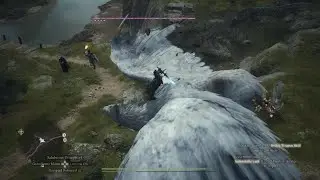 BIG Damage!!|Dragon's Dogma 2 Warrior VS Griffin!