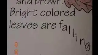 Some Call It Autumn- signs of fall song for children