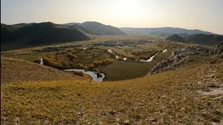 #2 Tazheran steppes Caves Aya - Yalga-Uzur - lake Namish-Nur - mountain Sakhyurt