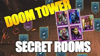 DOOM TOWER HARD Secret Rooms - Epics Only and Dark Elves Only | Raid Shadow Legends