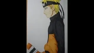 Dessin de Naruto Uzumaki / Drawing Naruto Uzumaki.