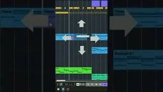 Move events and parts in a straight horizontal or vertical line | Cubase pro tips