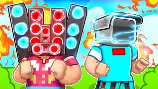 Построил САМУЮ СИЛЬНУЮ Защиту КАМЕРАМЕНОВ против СКИБИДИ ТУАЛЕТОВ в ROBLOX...