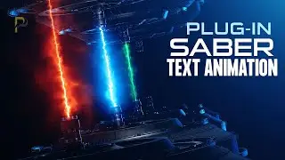Saber Text Animation in After Effects