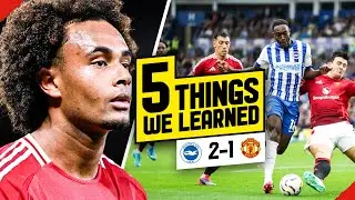 No Room For ERROR! 5 Things We Learned... Man United 1-2 Brighton