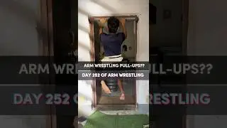 ARE🤔PULL-UPS GOOD EXERCISE FOR ARM WRESTLING?? DAY 252 #shorts #armwresting #armwrestler