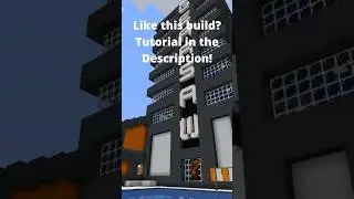 Minecraft Hotel Tutorial Trailer #minecraft #gearsaw #minecraftbuilding #minecrafttutorial