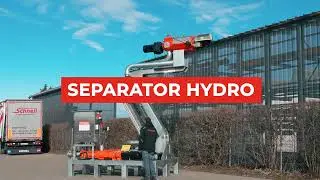 Separator Hydro- Separator mit hydraulischer Hebeeinrichtung