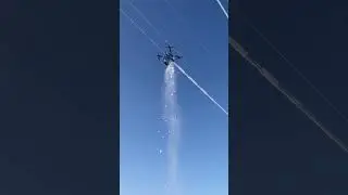 Беспилотник робот-паук канатоходец