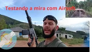 Testando a Mira com  Airsoft com Alvos Incríveis!  #airsoft #mira
