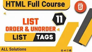 Order & Unorder list in HTML Page