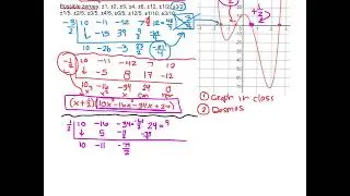 Alg2 Ch4V24 - I can find every possible rational root of a polynomial function