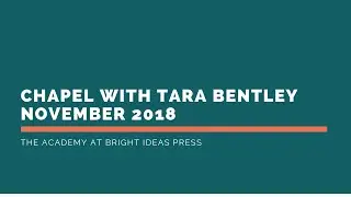 💡 Online Chapel for Homeschool Families |  Guest Speaker, Tara Bentley