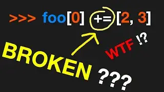 Python Oddities: making code both ERROR and SUCCEED!? (+= operator) 