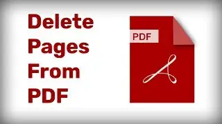 How To Delete Pages From Pdf File Online | Also In Mobile Browser