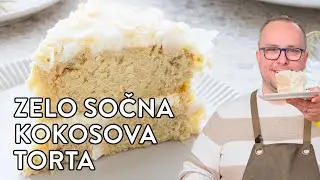 Kokosova torta z najbolj sočnim biskvitom