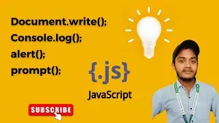 Document.Write(), Console.log()... || Some Important Method and functions in JavaScript @CodingKro1