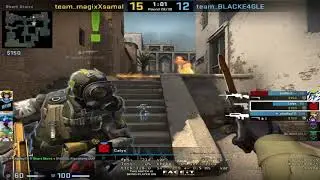s1mple поёт песенку в конце игры