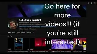 If you're still interested in more videos go to this channel (link in description)