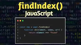 array Find Index method in JavaScript || find index method example in JS 