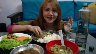 OOTI AND NGANU  MUKBANG WITH ALOO KANGMET || MANIPURI MUKBANG