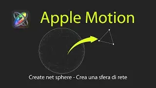 Apple Motion: Create sphere with net texture customizable.
